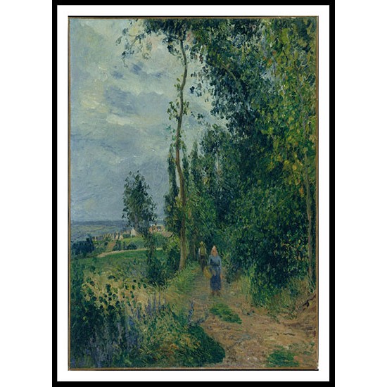 The Hill of Grouettes near Pontoise 1878, A New Print Of a Camille Pissaro Painting