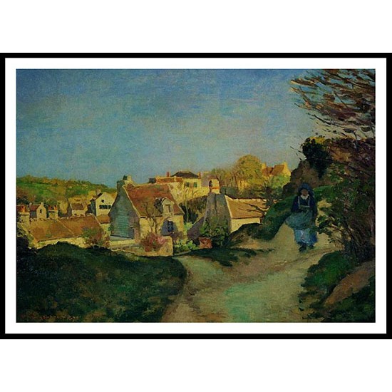 The Hill of Jallais Pontoise 1875, A New Print Of a Camille Pissaro Painting