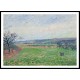 The Hills of Gisors Grey Weather 1885, A New Print Of a Camille Pissaro Painting