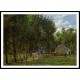 The House in the Forest 1872, A New Print Of a Camille Pissaro Painting