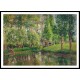 The Laundering Place at Bazincourt 1900, A New Print Of a Camille Pissaro Painting