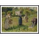 The Laundresses at Eragny study 1901, A New Print Of a Camille Pissaro Painting