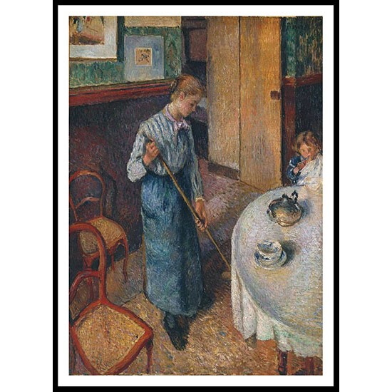 The Little Country Maid 1882, A New Print Of a Camille Pissaro Painting