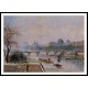 The Louvre Morning Snow Effect 1903, A New Print Of a Camille Pissaro Painting