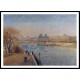 The Louvre Winter Sunshine Morning 1900, A New Print Of a Camille Pissaro Painting