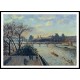 The Louvre and the Seine from the Pont Neuf 1902, A New Print Of a Camille Pissaro Painting