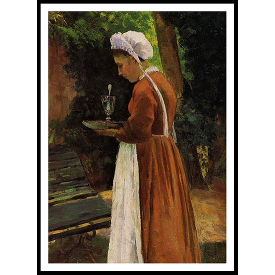 The Maidservant 1867, A New Print Of a Camille Pissaro Painting