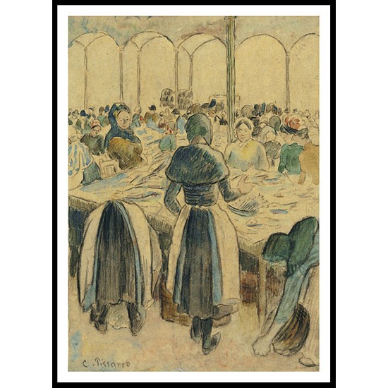 The Market, A New Print Of a Camille Pissaro Painting