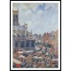 The Market by the Church of Saint Jacques Dieppe 1901, A New Print Of a Camille Pissaro Painting