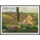 The Mathurins Hill at the Hermitage Pontoise 1876, A New Print Of a Camille Pissaro Painting