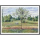 The Meadow with a Horse Cloudly Weather Eragny 1893, A New Print Of a Camille Pissaro Painting