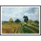 The Old Ennery Road in Pontoise 1877, A New Print Of a Camille Pissaro Painting