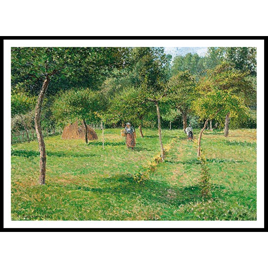 The Orchard at Eragny 1896, A New Print Of a Camille Pissaro Painting