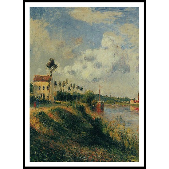 The Path from Halage Pontoise 1879, A New Print Of a Camille Pissaro Painting