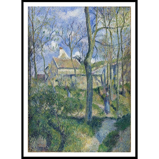 The Path to Pouilleux Pontoise 1881, A New Print Of a Camille Pissaro Painting