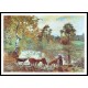 The Pond at Montfoucault 1875, A New Print Of a Camille Pissaro Painting