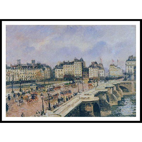 The Pont Neuf 1902, A New Print Of a Camille Pissaro Painting