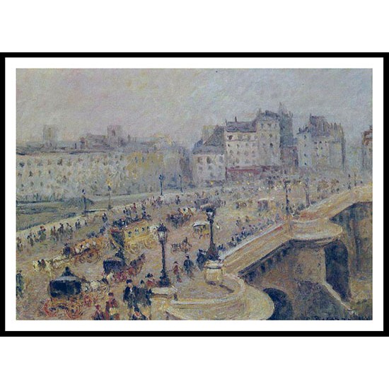 The Pont Neuf Fog 1902, A New Print Of a Camille Pissaro Painting