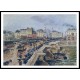 The Pont Neuf Rainy Afternoon 1901, A New Print Of a Camille Pissaro Painting