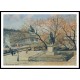 The Pont Neuf Statue of Henri IV Morning Sun 1901, A New Print Of a Camille Pissaro Painting