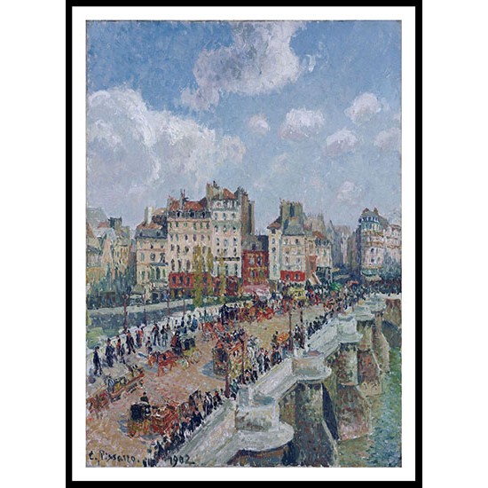 The Pont Neuf Sun 1902, A New Print Of a Camille Pissaro Painting