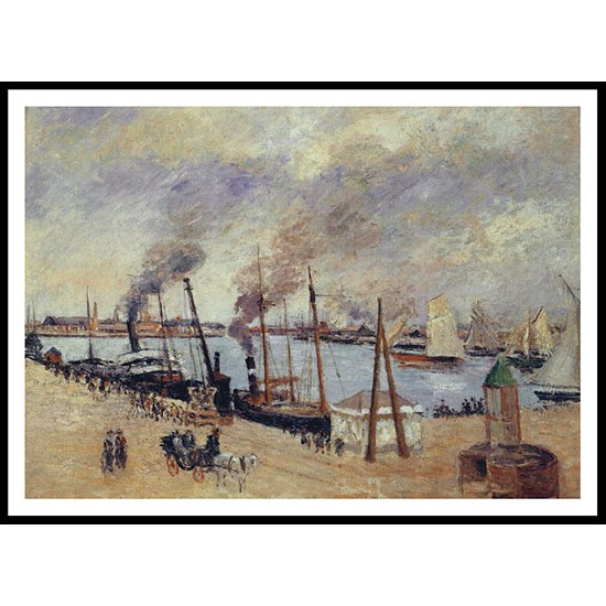 The Port of Havre 1903 01, A New Print Of a Camille Pissaro Painting