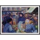 The Poultry Market at Gisors 1899, A New Print Of a Camille Pissaro Painting