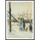 The Quay in Rouen, A New Print Of a Camille Pissaro Painting