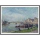 The Quay of Napoleon Rouen 1883, A New Print Of a Camille Pissaro Painting