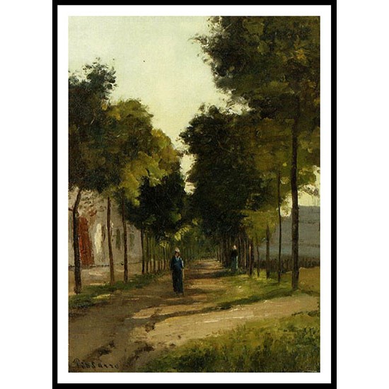 The Road 1870, A New Print Of a Camille Pissaro Painting