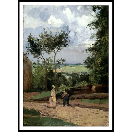 The Road of Versailles Louveciennes 1870, A New Print Of a Camille Pissaro Painting