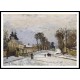 The Road to Versailles at Louveciennes 1869, A New Print Of a Camille Pissaro Painting