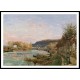 The Seine at Bougival 1870, A New Print Of a Camille Pissaro Painting