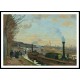 The Seine at Port Marly 1872, A New Print Of a Camille Pissaro Painting