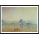 The Serpentine Hyde Park Fog Effect 1890, A New Print Of a Camille Pissaro Painting