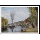 The Siene at Bougival 1871, A New Print Of a Camille Pissaro Painting