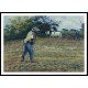 The Sower and the Ploughman Montfoucault 1875, A New Print Of a Camille Pissaro Painting