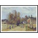 The Stage on the Road from Ennery to the Hermigate Pontoise 1877, A New Print Of a Camille Pissaro Painting