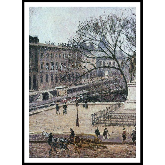 The Treasury and the Academy Gray Weather 1903, A New Print Of a Camille Pissaro Painting