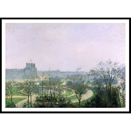 The Tuileries Gardens 1900, A New Print Of a Camille Pissaro Painting