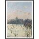 The Tuileries Snow Effect 1900, A New Print Of a Camille Pissaro Painting