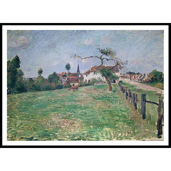 The Village of Eragny, A New Print Of a Camille Pissaro Painting