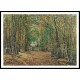 The Woods at Marly 1871, A New Print Of a Camille Pissaro Painting