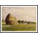 Twilight Eragny 1889, A New Print Of a Camille Pissaro Painting