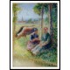 Two Cowherds by the River 1888 95, A New Print Of a Camille Pissaro Painting