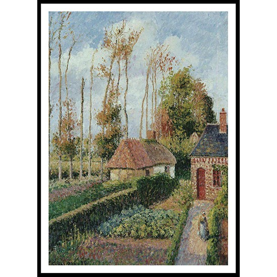 Varengeville Sunset 1899, A New Print Of a Camille Pissaro Painting