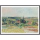 Vew of Eragny, A New Print Of a Camille Pissaro Painting