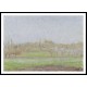 View of Bazincourt the Mist 1894, A New Print Of a Camille Pissaro Painting