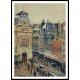 View of Paris Rue dAmsterdam 1897, A New Print Of a Camille Pissaro Painting