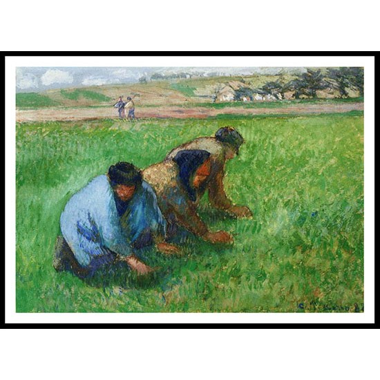 Weeders 1882, A New Print Of a Camille Pissaro Painting